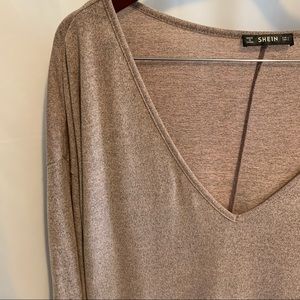 Shein Long Sleeve Tshirt Dress